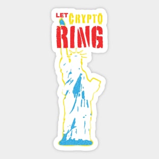 Let Crypto Ring Sticker